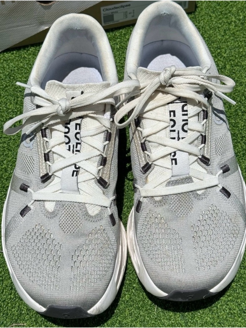 GUCWomen On Running Could Eclipse Sneakers Gray White Sz 9 - Picture 6 of 6